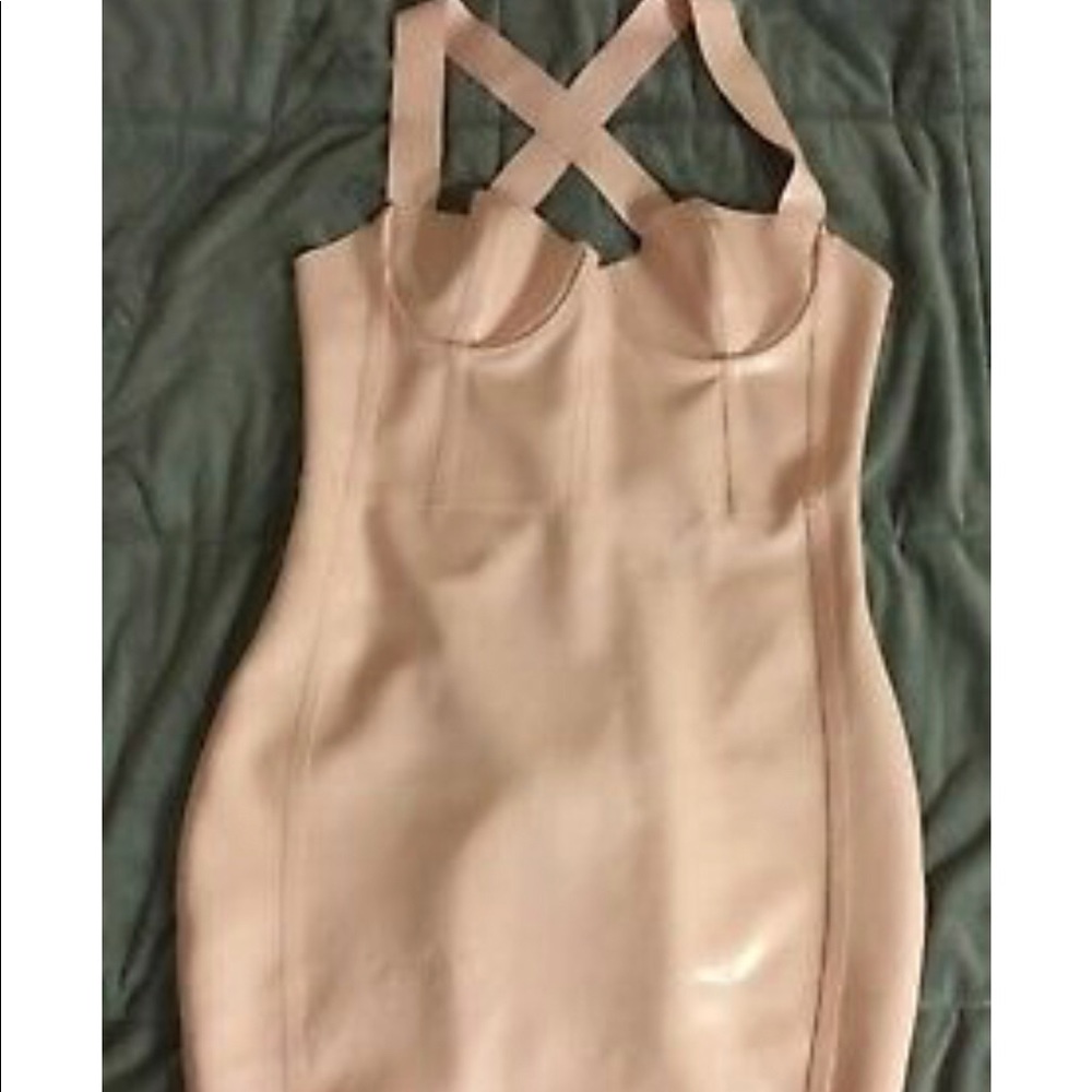 House Of CB pink latex dress. Sold on other site